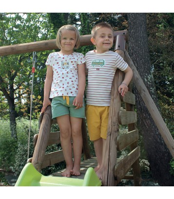 TEE SHIRT LAOUEN MANCHES COURTES ENFANT Sucre Orge