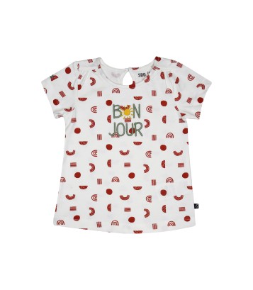 TEE SHIRT LILETTE MANCHES COURTES ENFANT Sucre Orge