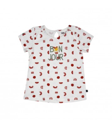 TEE SHIRT LILETTE MANCHES COURTES ENFANT Sucre Orge