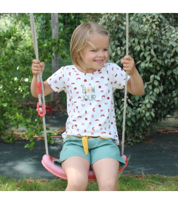TEE SHIRT LILETTE MANCHES COURTES ENFANT Sucre Orge