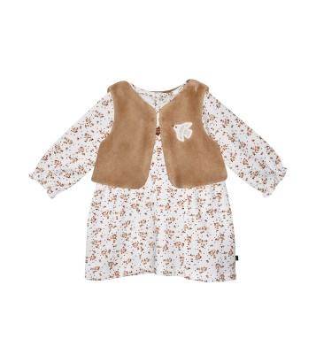 ROBE GILET S/S MCHES SERVANE Sucre Orge