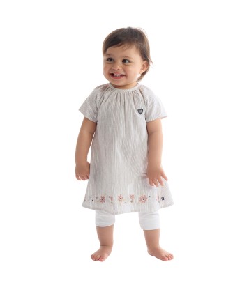 ROBE LEGGING BANDEAU REBECCA Sucre Orge