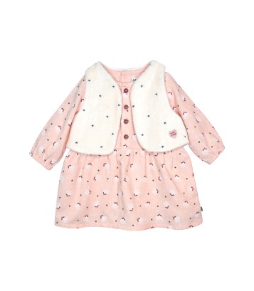 ROBE GILET S/S MCHES PAMELA Sucre Orge