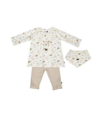 TUNIQUE LEGGING BAVOIR GENEVIEVE Sucre Orge