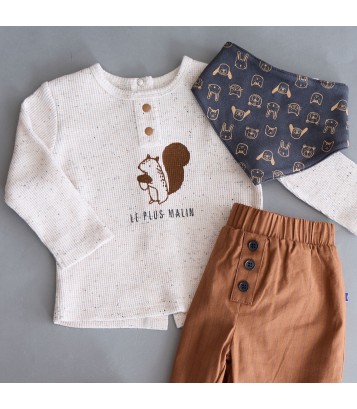 TSHIRT PANTALON BAVOIR PANCHO Sucre Orge