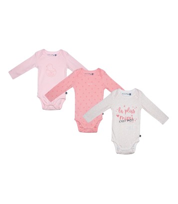 LOT DE 3 BODIES PANDORETTE Sucre Orge