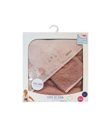 CAPE BAIN AVEC GANT MAELLE Sucre Orge