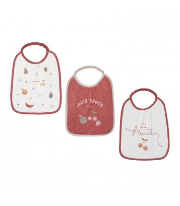 LOT DE 3 BAVOIRS ELASTIQUE OLYMPE Sucre Orge