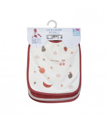 LOT DE 3 BAVOIRS ELASTIQUE OLYMPE Sucre Orge