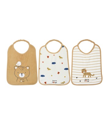 LOT DE 3 BAVOIRS ELASTIQUE REYDA Sucre Orge