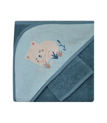 CAPE DE BAIN AVEC GANT SANDER Sucre Orge