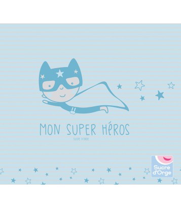 HOUSSE DE COUETTE BEBE BLEUE Sucre Orge