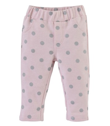 ENSEMBLE PANTALON FILLE ECRU/ROSE Sucre Orge