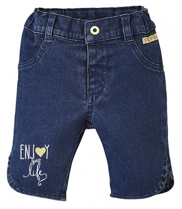 BERMUDA FILLE 2/8 ANS JEAN SUCRE D'ORGE