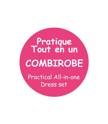 COMBIROBE NAISSANCE FALBALA Sucre Orge