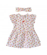 ROBE BEBE + BANDEAU ELENA Sucre Orge