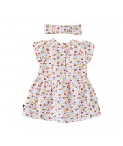 ROBE BEBE + BANDEAU ELENA Sucre Orge