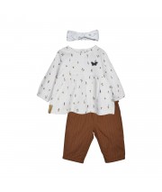 Ensemble tunique pantalon en maille Pomme