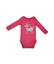 LOT 3 BODIES BEBE MANCHES LONGUES FLORINE Sucre Orge