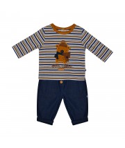T SHIRT + PANTALON JEAN NAISSANCE FELICIEN Sucre Orge