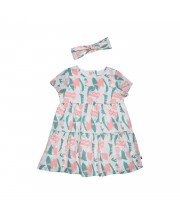 ROBE BANDEAU LILI VOILE BEBE Sucre Orge