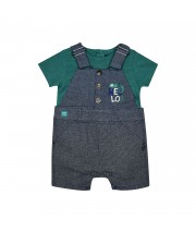 TSHIRT SALOPETTE LELIAN COURT BEBE Sucre Orge