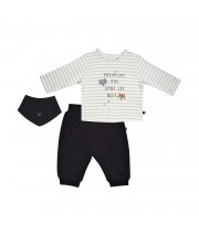 TSHIRT PANTALON BAVOIR MATT MAILLE NAISSANCE Sucre Orge
