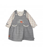 Ensemble robe manches longues + Bandeau Pierrette