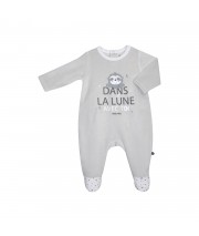 amropi Bébé Garçon Coton Pyjamas Combinaison Nouveau-né Filles  Grenouillères Lot de 3, 0-3 Mois,Bleu/Gris/Blanc : : Mode