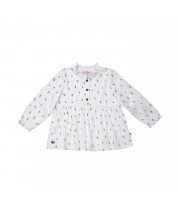 Tunique en maille manches longues Paprika