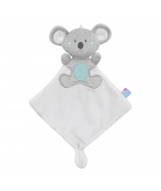 Doudou plat koala velours étoiles phosphorescentes rose naissance