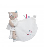 DOUDOU MOUCHOIR XL CHAT VELOURS DOUX Sucre Orge