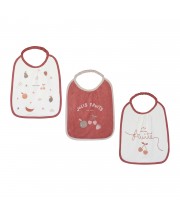 LOT DE 3 BAVOIRS ELASTIQUE OLYMPE Sucre Orge