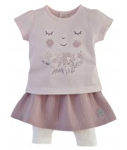 ENSEMBLE JUPE LEGGING ROSE Sucre Orge
