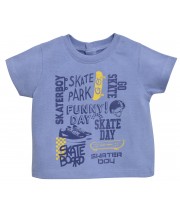 T-SHIRT BLEU Sucre Orge