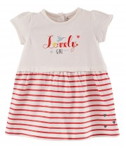 ROBE BÉBÉ EN JERSEY A RAYURES Sucre Orge