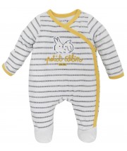 PYJAMA BEBE RAYE GRIS/ECRU Sucre Orge