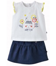 TEE SHIRT JUPE ADELINE Sucre Orge