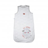 GIGOTEUSE 0/6M JANICE VELOURS DOUX SANS MANCHES