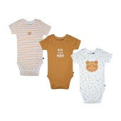 LOT DE 3 BODIES ODILON MANCHES COURTES