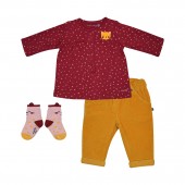 TUNIC PANTALON CHAUSSETTES INGRID INTERLOCK BEBE
