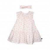 ROBE BANDEAU LILIROSE MANCHES COURTES BEBE