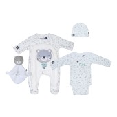 Kit naissance 4 pièces Ramsès Sucre d'Orge