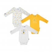 LOT DE 3 BODIES GRADY MANCHES LONGUES BEBE