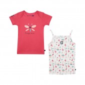 LOT DE 2 TEE SHIRT GUERLINE BEBE