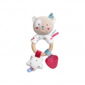 HOCHET D'EVEIL CHAT VELOURS DOUX