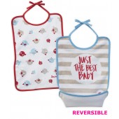 LOT DE 2 BAVOIRS REVERSIBLES