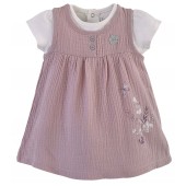ROBE + TEE SHIRT ROSE