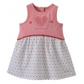 ROBE BEBE FILLE ROSE SANS MANCHES