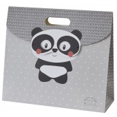 SAC CADEAU A RABAT "PANDA" GRIS